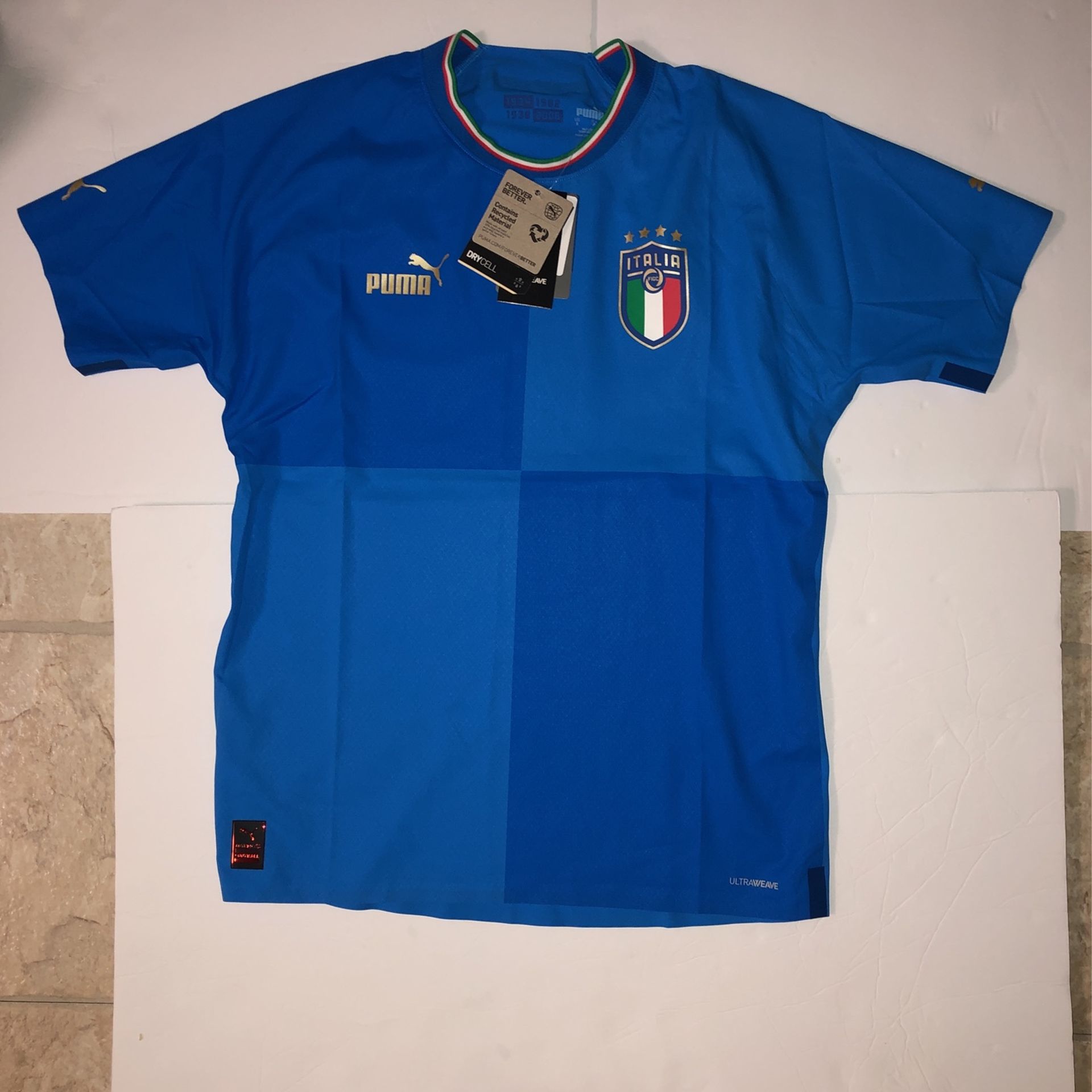 New Puma Men’s Italy Jersey Size S