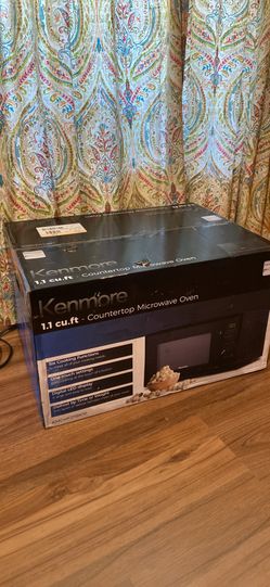 Kenmore 1.1 cu ft countertop microwave oven