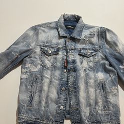 DSQUARED2 Blue Lightweight Denim Jacket