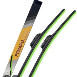 PGMARO Car Windshield Wiper Blade 24"+24"for Car Truck Van
