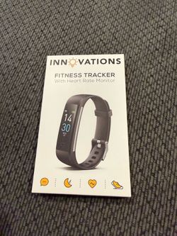 Innovations Fitness Tracker with Heart Rate/Step Counter/Sleep Analysis/Calls&SMS Monitor