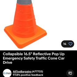 Emergency Cones Collapsible 