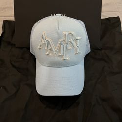 Baby Blue Amiri Hat