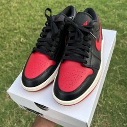 Jordan 1 Bred Low Sz6.5M / 8W