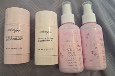 Amber Glow deodorant and Spray