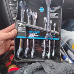 7 Pc Ratchet Wrench Set MM