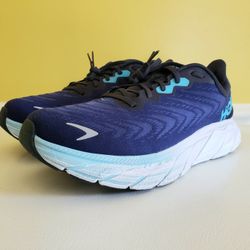 HOKA ONE ONE Men’s Arahi 6 Running Shoes (11D) Outer Space/Bellwether Blue