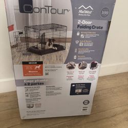 Brand New Medium Size Metal Dog Crate