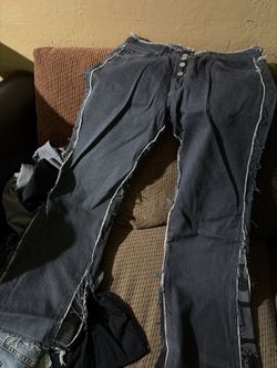 flared boohooman men jeans