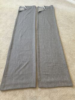 Two curtain panels