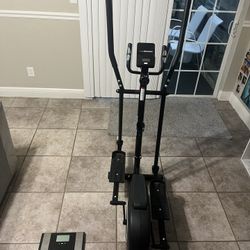 Like New Elliptical Machine  & Digital Weight Scale