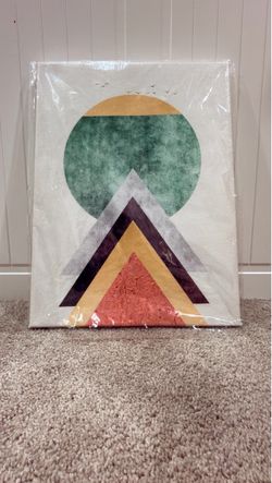 Abstract Geometric Canvas Wall Art