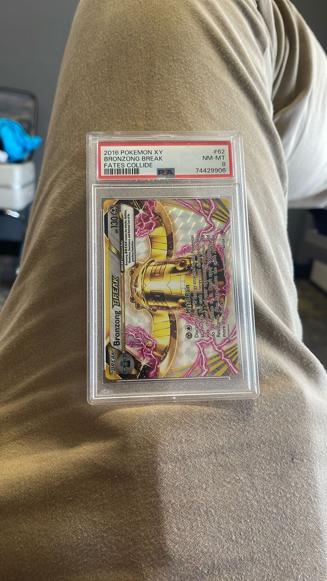 Pokemon Bronzong Break PSA8