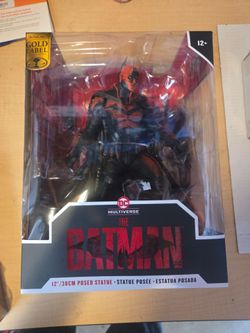 DC Multiverse Batman Movie 12" Red Black Figure - Version 1 - Walmart Exclusive