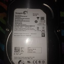 500 GB hard Drive By Seagate