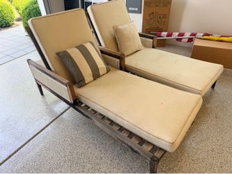 Outdoor patio pool chairs by Frontgate