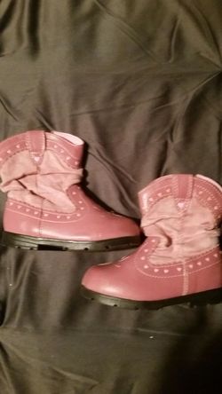 Pink Toddler Boots Size 4