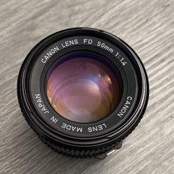 Canon nFD 50mm F1.4 