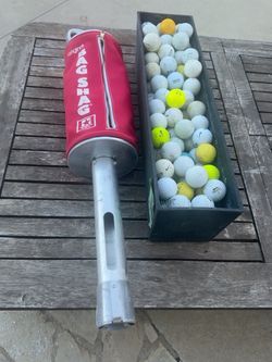 Original Bag Shag Golf Ball Retriever with Golf Balls