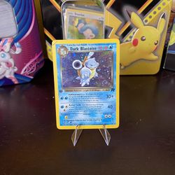 Pokemon Card Dark Blastoise W/ Swirl 