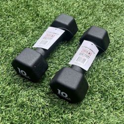 Brand NEW 10lb Neoprene Dumbbells Set