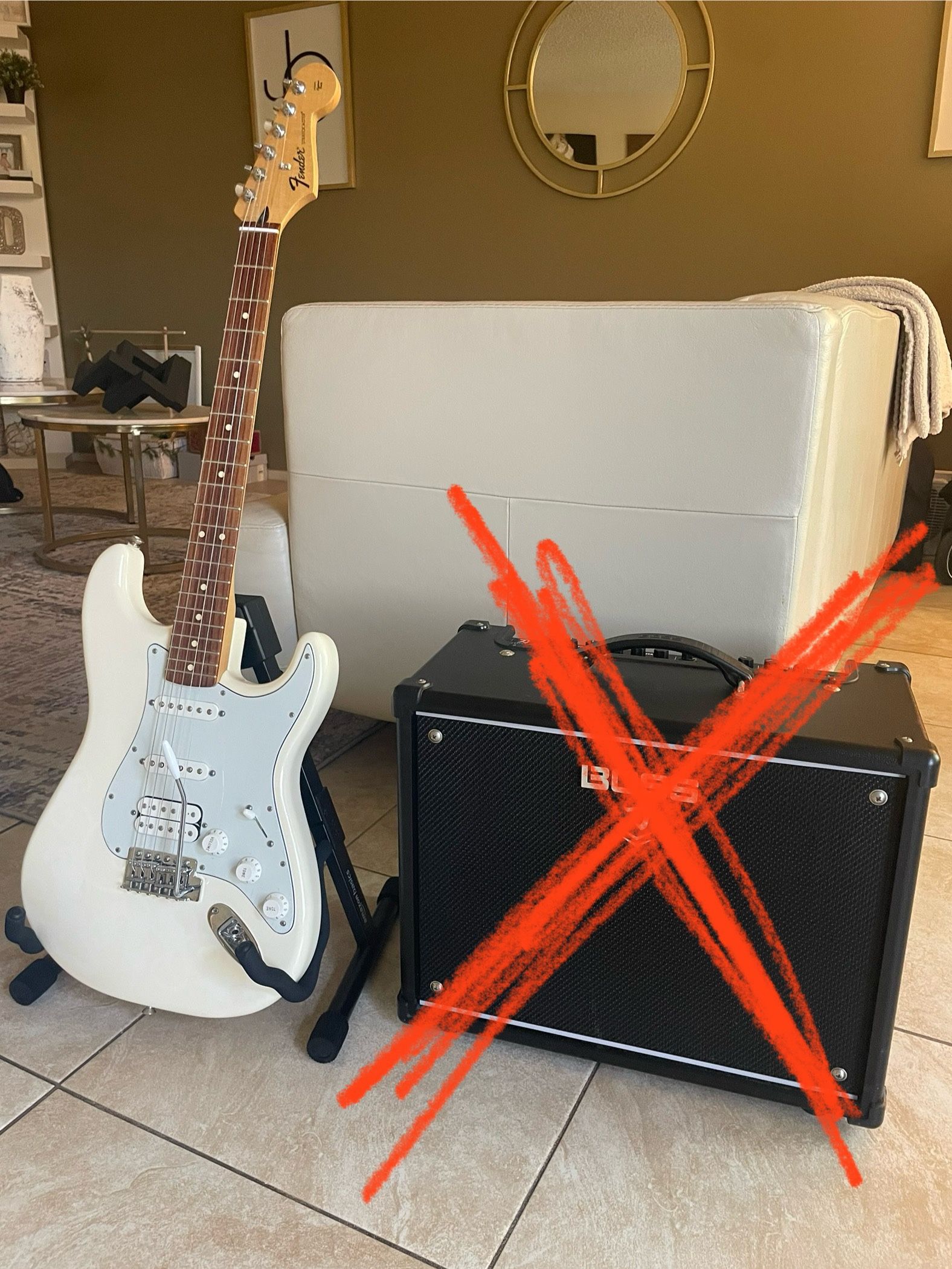 Fender MIM Stratocaster HSS