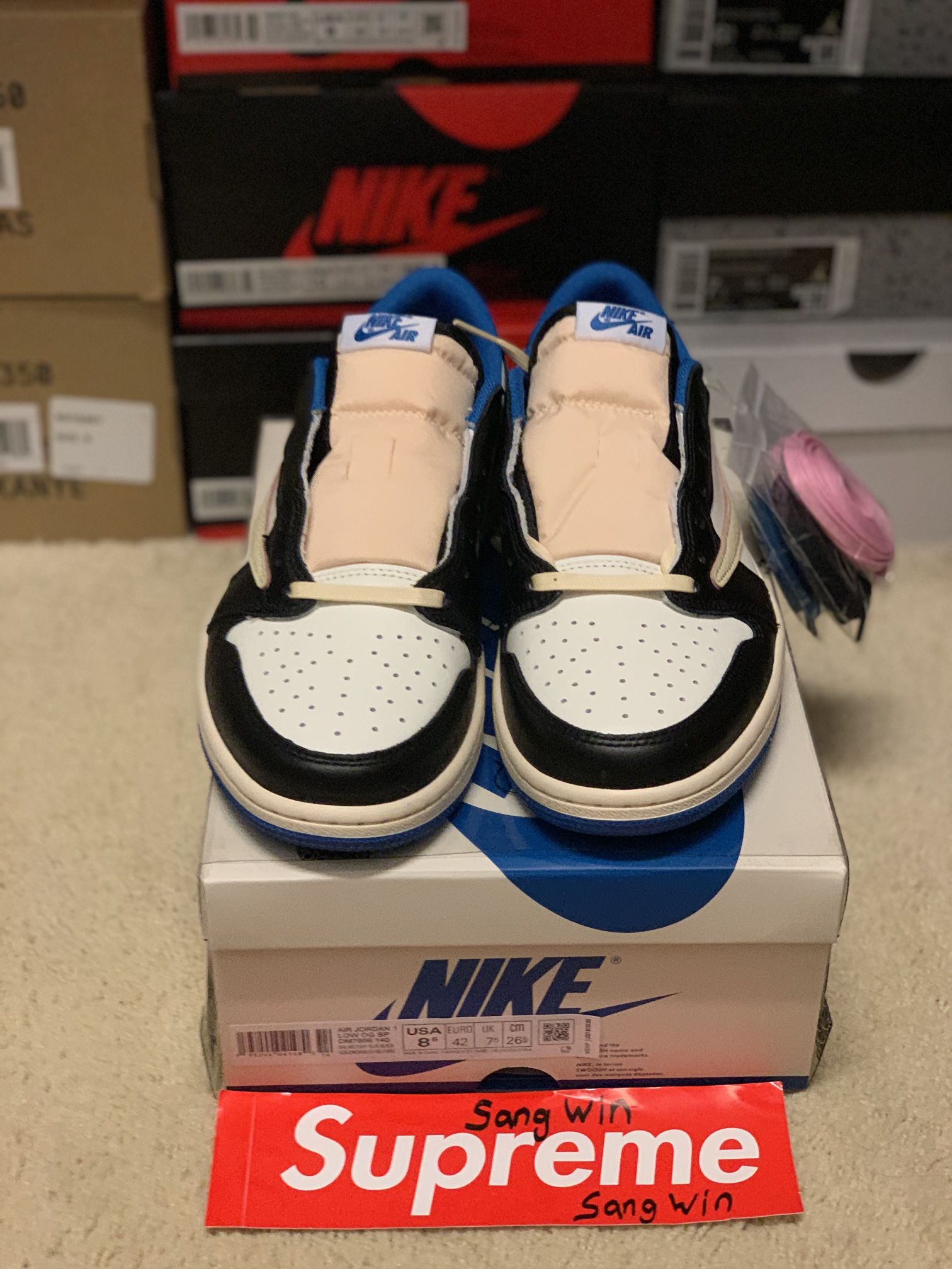 AJ1 Low Fragment X Travis Scott Men’s Size 8.5