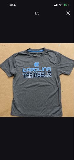 BOYS YOUTH NORTH CAROLINA NC TARHEELS SHIRT, SZ LARGE