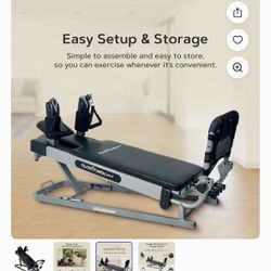 Pilates reformer- With Stamina Attachment 