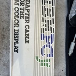 IBM PC Jr ADAPTER CABLE / PC Jr Keyboard And Cable / PC jr PS supply