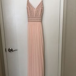 Lulus Glamorous Gala Pink Embroidered Maxi Dress