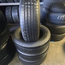 4 Used Tires Michelin With 85% Of Life 195-65-15