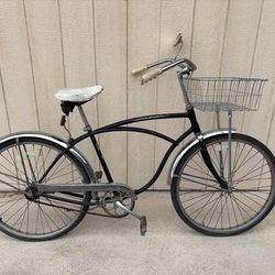 Vintage Schwinn beach cruiser style cantilever frame bike