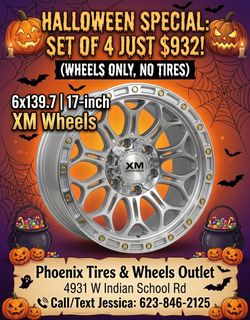 🦇 Night Owls Get the Best Wheel Deals! 🌙 Stop by after dark to see our full lineup of rims on display! Our Halloween special features XM Offroad wh