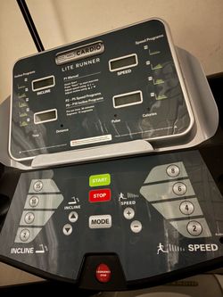 3G Cardio Lite Treadmill with incline and heart rate monitor