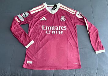 Jude Bellingham Pink Third Long Sleeve Player Version