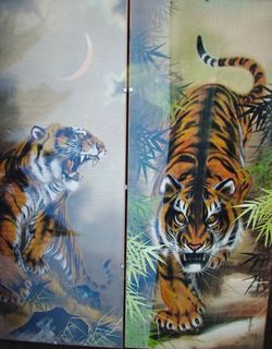 SUISEKI OHASHI TIGER PAINTINGS