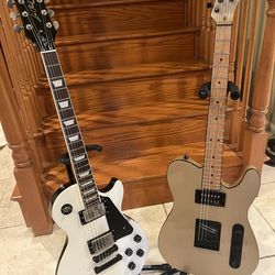 Epiphone Les Paul Muse and Squier Contemporary Telecaster (Mint)