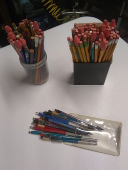 Over one hundred Pencils