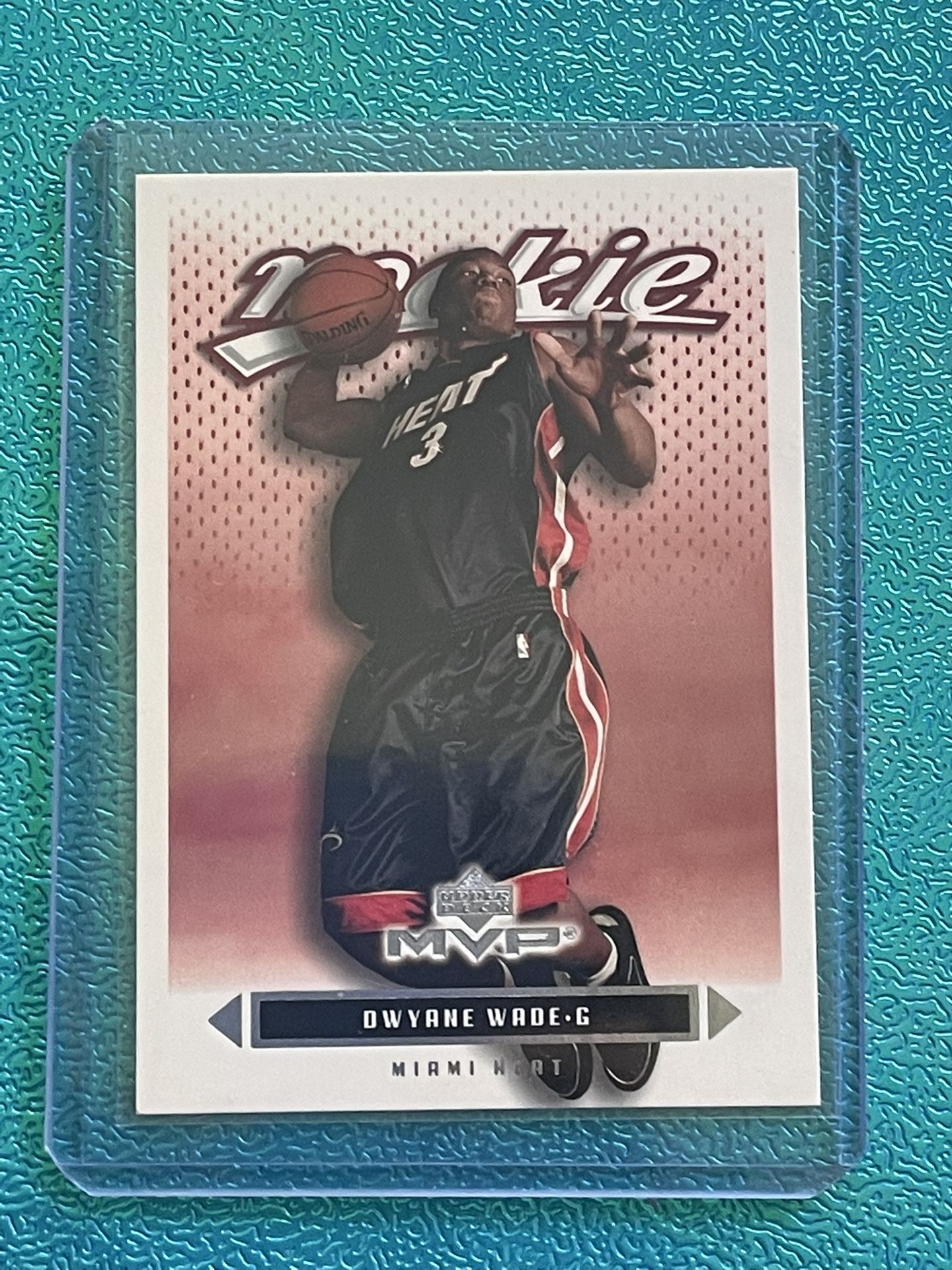 2003-04 Upper Deck MVP Dwayne Wade Rookie Card #205 Heat NBA MVP RC