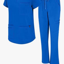 XS Brand NEW True Royal Blue Scrubs 