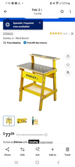 Kids tool sets/tables barely used