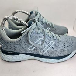 New Balance Fresh Foam 880v11 Shoes Womens 7.5 B Blue Running Athletic Sneakers