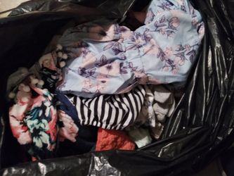 Clothes and baby rocker