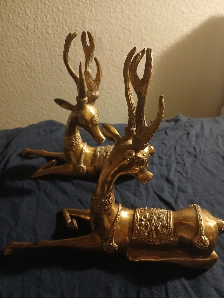 Solid Brass Raindeer