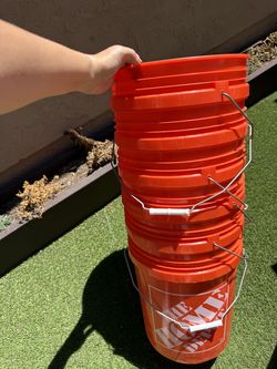 Home Depot Buckets (92026 Near Police & Fire HQ)