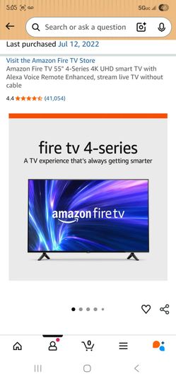 4K Smart TV  55inch