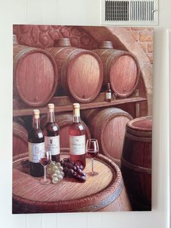 Wine painting