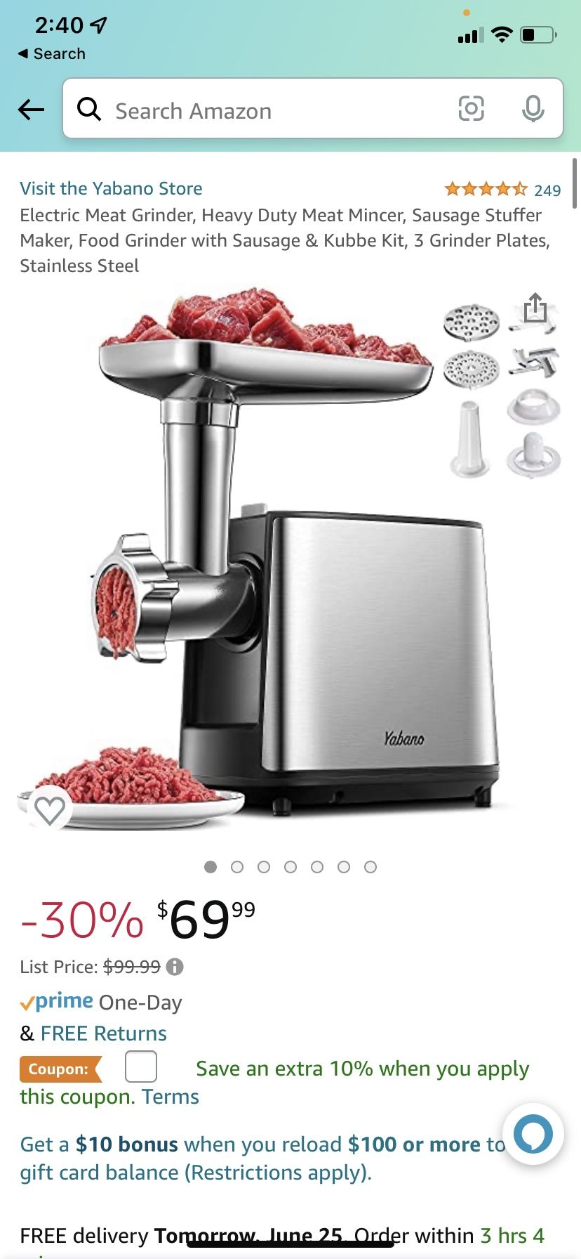 Yabano Meat Grinder