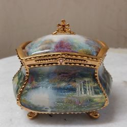 Thomas Kinkade Blessing "Have Faith" Musical Prayer Box